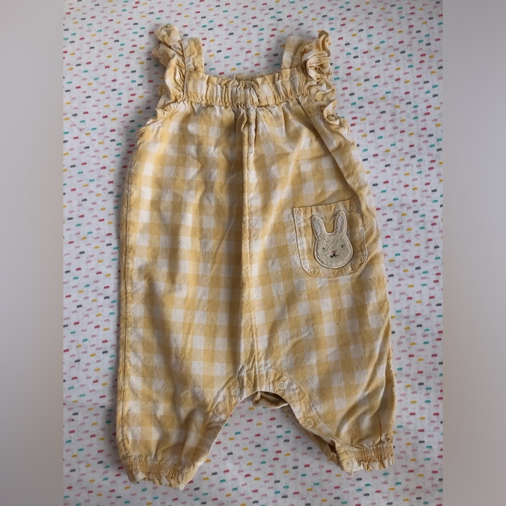 Cloud Island Yellow Plaid Baby Pants